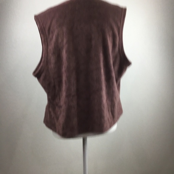 Asos Design Curve Brown Terry Cloth Pullover Top Size 18 - Picture 2 of 7